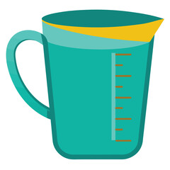illustration of a measuring cup