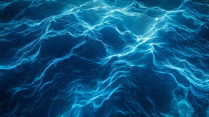 Fototapeta premium Abstract Blue Swirl Wallpaper