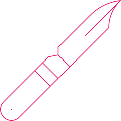 Construction Knife icon single vector illustration