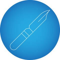 Construction Knife icon single vector illustration