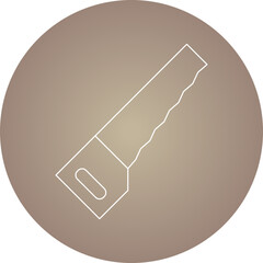 Saw icon single vector illustration