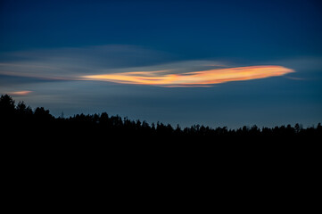 Fototapeta premium Polar stratospheric clouds