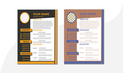 professional and creative cv design