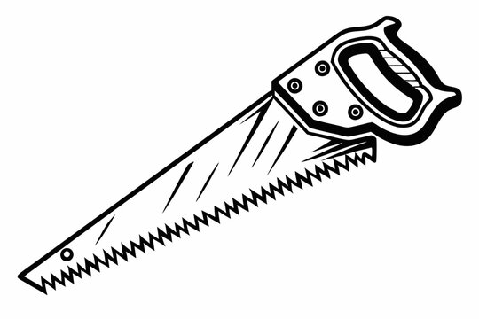 Hand Saw clip art preview