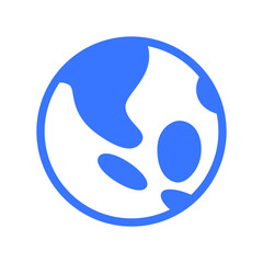 blue earth icon