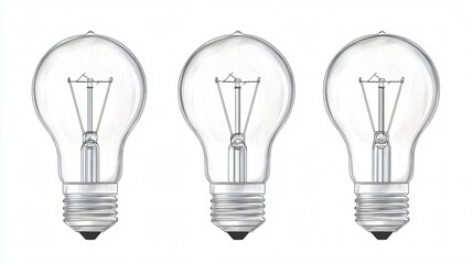 Upgrade to Sustainable Energy with Halogen-Alternative Light Bulb Vector Illustration