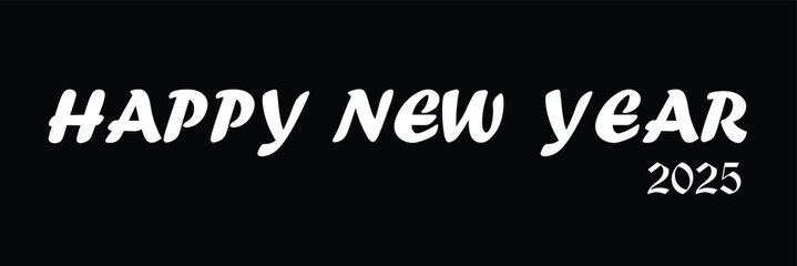 2025 Happy New Year design .
