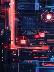 Obraz premium Spyware development abstract concept vector illustration set. Malware and computer virus, industrial cybersecurity, data mining, antivirus security and protection, cyber attack abstract metaphor.