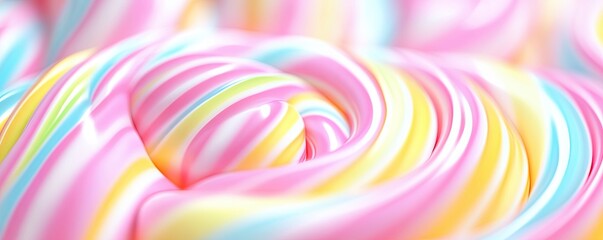 Abstract background, marshmallows or cotton-candy, bright colours. Background, wallpaper, banner, poster.