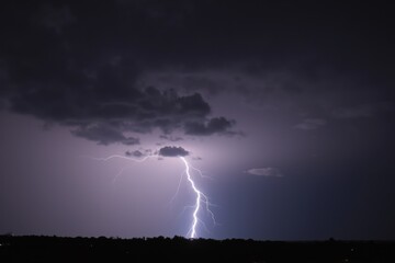 Stormy Night Lightning Strike