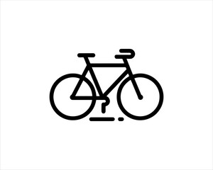 Fototapeta premium bicycle icon vector illustration