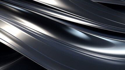 Metallic brushed steel texture with reflective highlights.