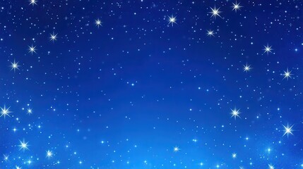 Obraz premium Celestial Night Sky: A Starry Canvas of Twinkling Lights