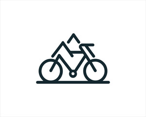bicycle icon illustration