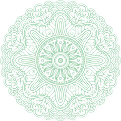 Fototapeta premium Beautiful flower art and mandala vector design