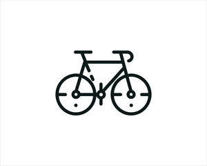 Obraz premium bicycle icon vector illustration