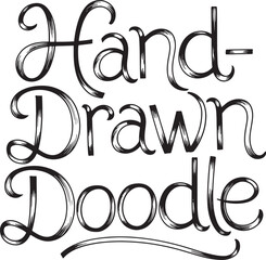 Obraz premium Hand drawn doodle vector design