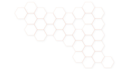 Abstract White Hexagonal Background. Luxury White Pattern. Futuristic abstract honeycomb technology white background. Geometric mesh cell texture	