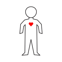 Illustration of a healthy person