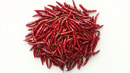 Organic Red Chilli Pepper Wide Angle Image for Healthy Vegetable Cooking