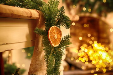 christmas tree and decorations