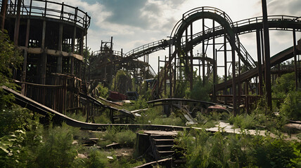 Fototapeta premium old bridge in autumn