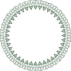 Beautiful flower art and mandala vector design