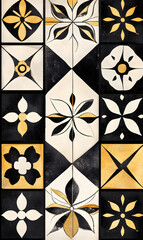 Creative 2D Doodle Floral Illustrations for wallpaper, card, tile