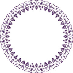 Beautiful flower art and mandala vector design