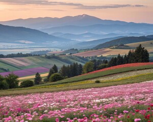 flowers in the mountains