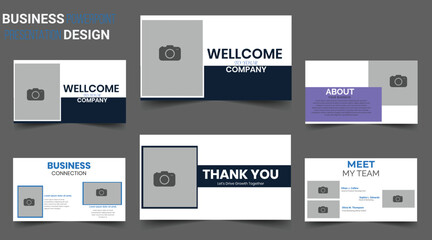 Sponsorship Proposal Presentation Template.powerpoint and keynote presentation slides design template.Business minimal slides presentation templa
Company Profile Presentation Template Design Layout.
