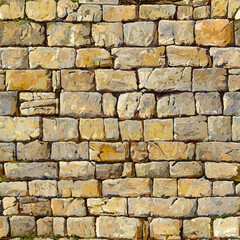 Fototapeta premium Brick & Stone Wall