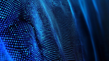 Blue tech finance background abstract pixel element network. Abstract business tech science background