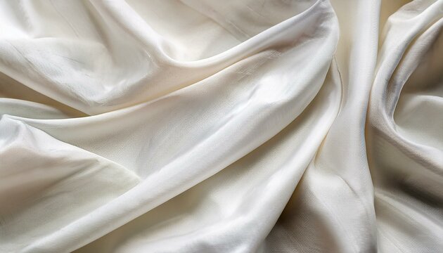 wrinkled white viscose cloth artificial fiber from herbal wood pulp fabric texture as historical past