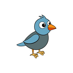 Finch Cartoon vector