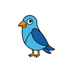Finch Cartoon vector