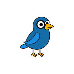 Finch Cartoon vector