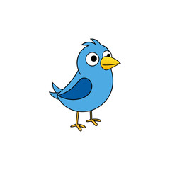 Finch Cartoon vector