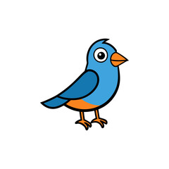 Finch Cartoon vector