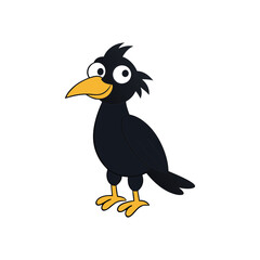 Obraz premium Crow Cartoon vector