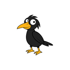 Crow Cartoon vector