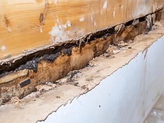 Water Damage Repair Basement Wood Floor Restoration Mold Remediation