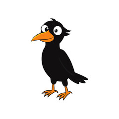 Crow Cartoon vector