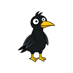 Crow Cartoon vector