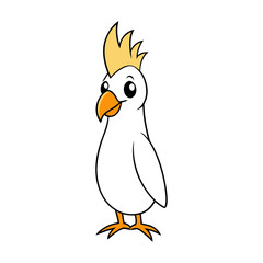 Cockatoo Cartoon vector