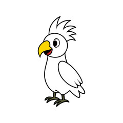 Cockatoo Cartoon vector