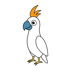 Cockatoo Cartoon vector