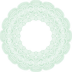 Beautiful flower art and mandala vector design