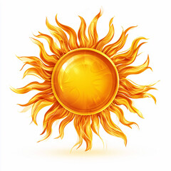 Dawn's Embrace: Captivating Rising Sun Icon in Warm Hues hope light nature energy