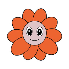 Anemone Cartoon vector